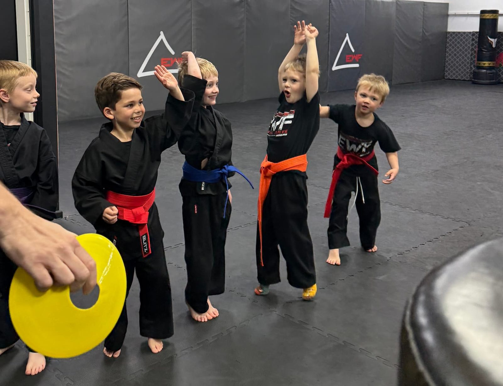 Kids Karate 4-6 class at EWF Martial Arts Northampton